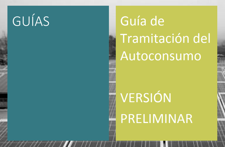 Guía de Tramitación del Autoconsumo